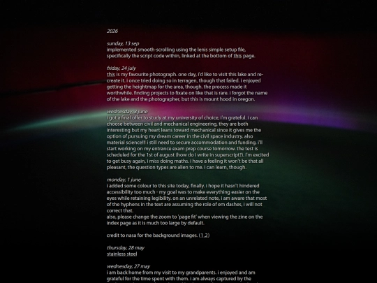 journal screenshot
