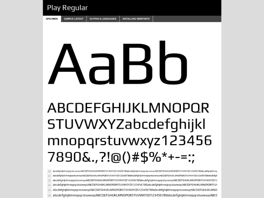 webfontkit-20240721-010716/play-regular-demo screenshot