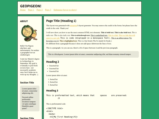 frontpage screenshot