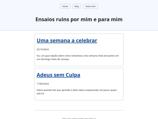 pages/Blog screenshot