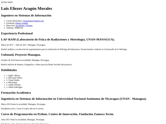 index screenshot