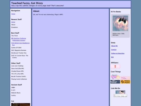static/about screenshot