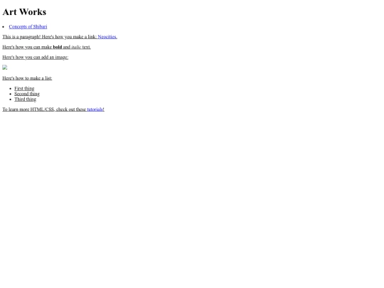Artworks screenshot