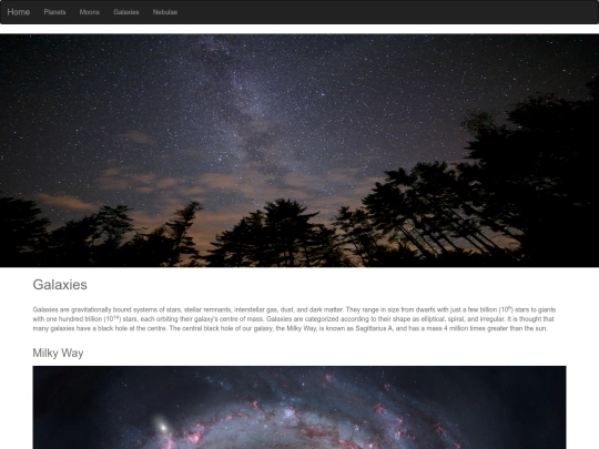 galaxies screenshot