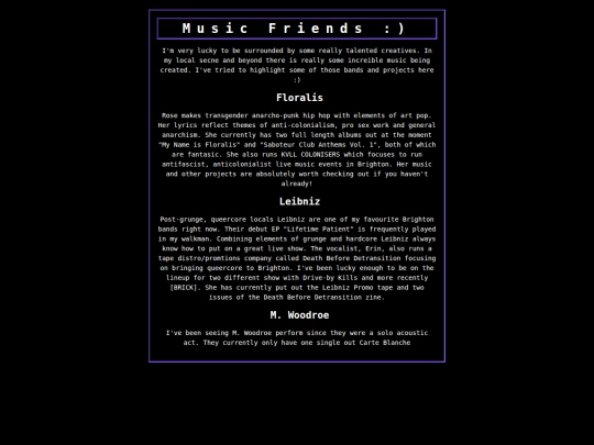 Musicfriends screenshot