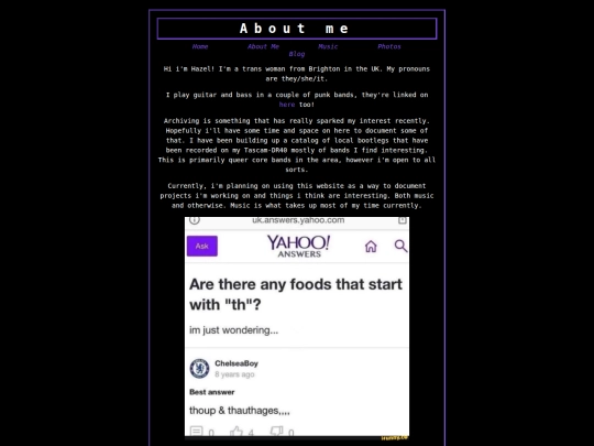 pages/aboutme screenshot