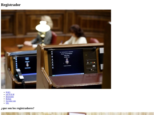 Web-colectiva/registrador screenshot