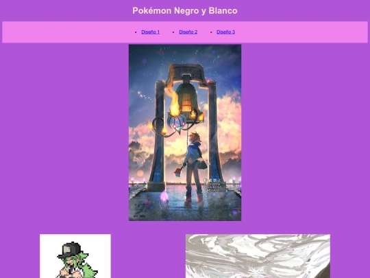 pokemon negro y blanco/HTML-1 screenshot