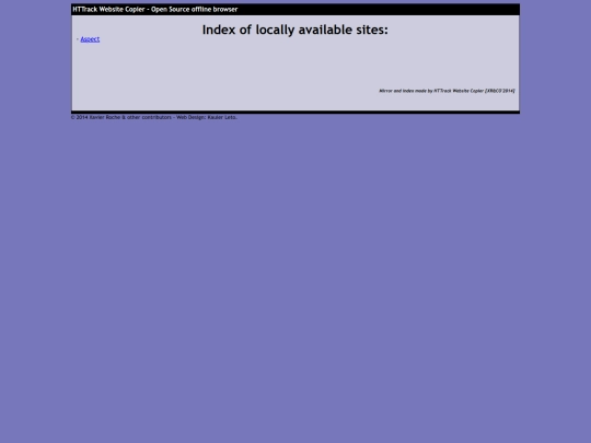 index screenshot
