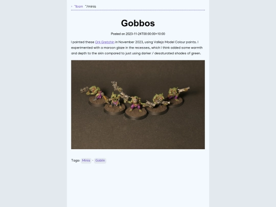 minis/gobbos screenshot