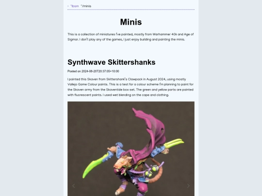 minis screenshot