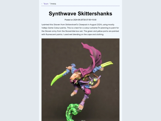 minis/synthwave-skittershanks screenshot
