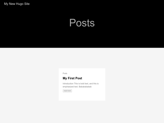 posts screenshot
