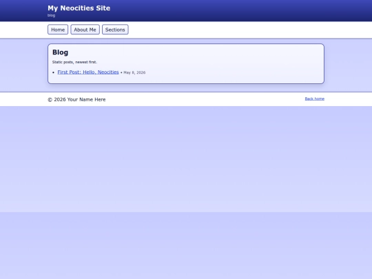 blog screenshot