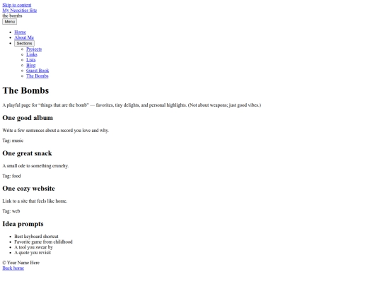 bombs screenshot