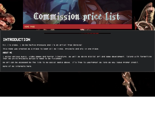 pricelist screenshot