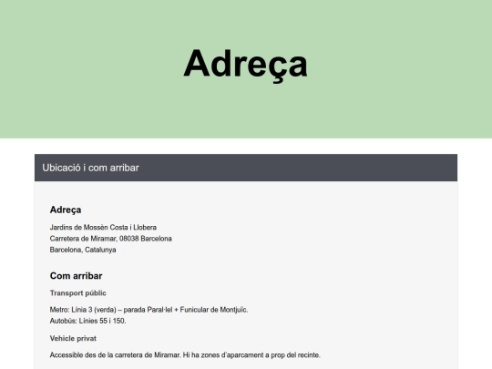adreça screenshot