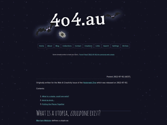 2022-07-02-The-Personal-Web-Utopia screenshot
