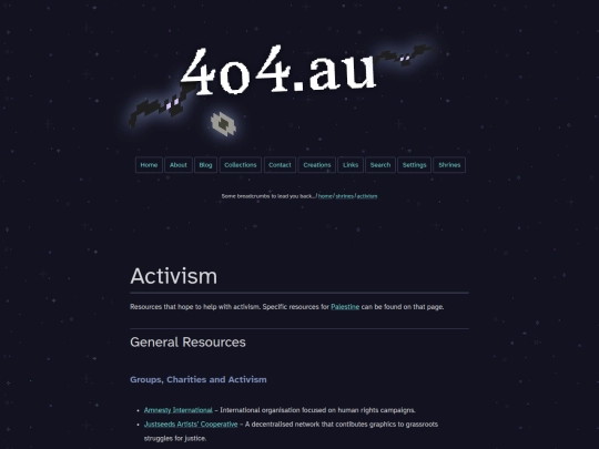 activism screenshot