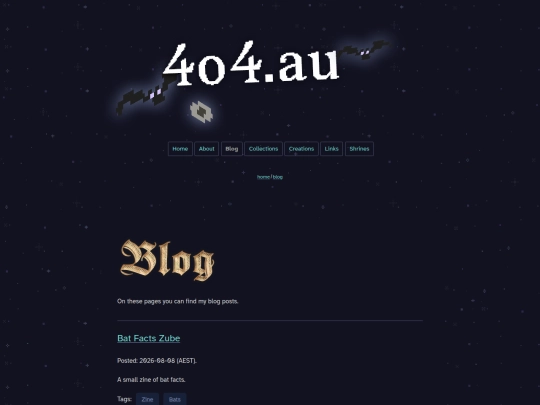blog screenshot