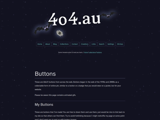 buttons screenshot