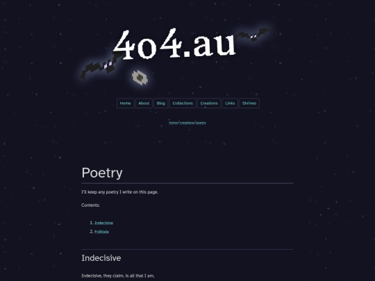 creations/poetry screenshot