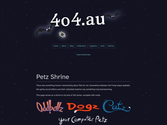 shrines/petz screenshot