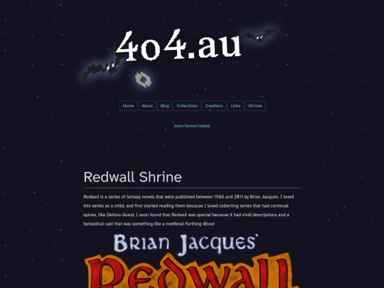 shrines/redwall screenshot