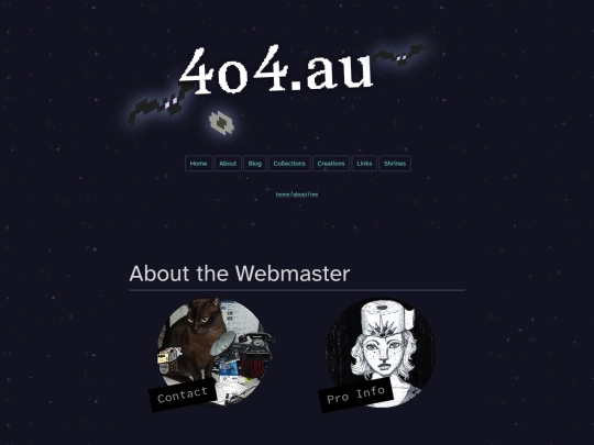 webmaster screenshot