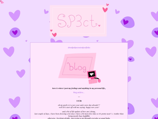 blog screenshot