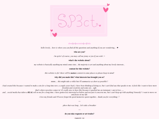 faq screenshot