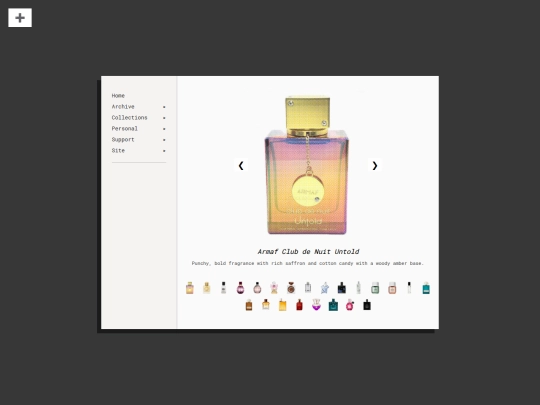 fragrances screenshot