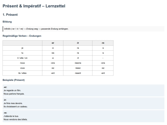 imperativpresentfrancais screenshot
