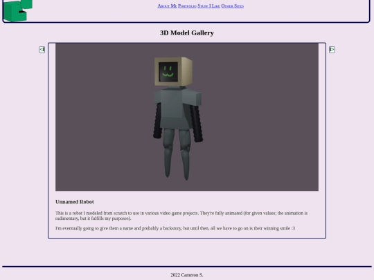 folio/3dmodels screenshot