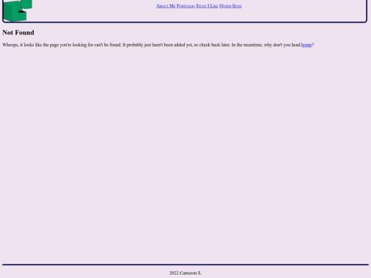 not_found screenshot