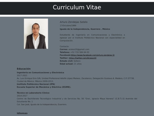 index screenshot