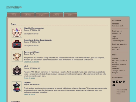 projects screenshot