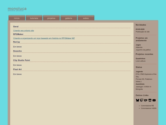 tutoriais screenshot