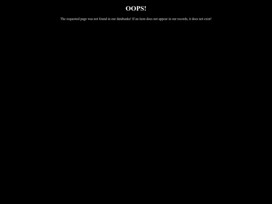 not_found screenshot
