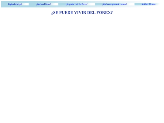 sepuedevivirdelforex screenshot