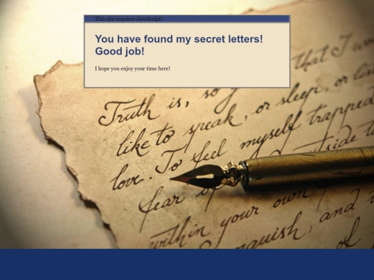 secret letters screenshot