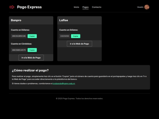 epayment screenshot