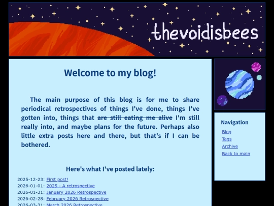 blog screenshot
