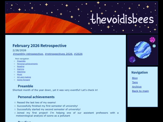 blog/posts/2026-02-28-February-retrospective screenshot
