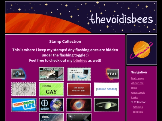 collections/stamps screenshot