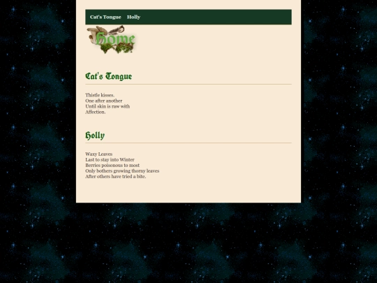 poetry screenshot