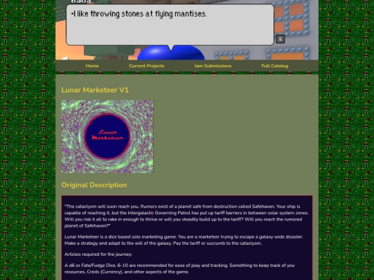 pages/Jam/LunarMarketeer screenshot