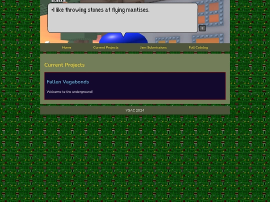 pages/currentprojects screenshot