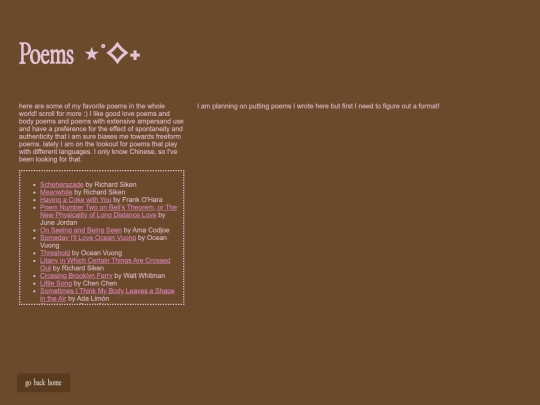 poems screenshot