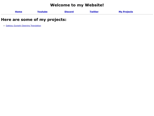 projects screenshot
